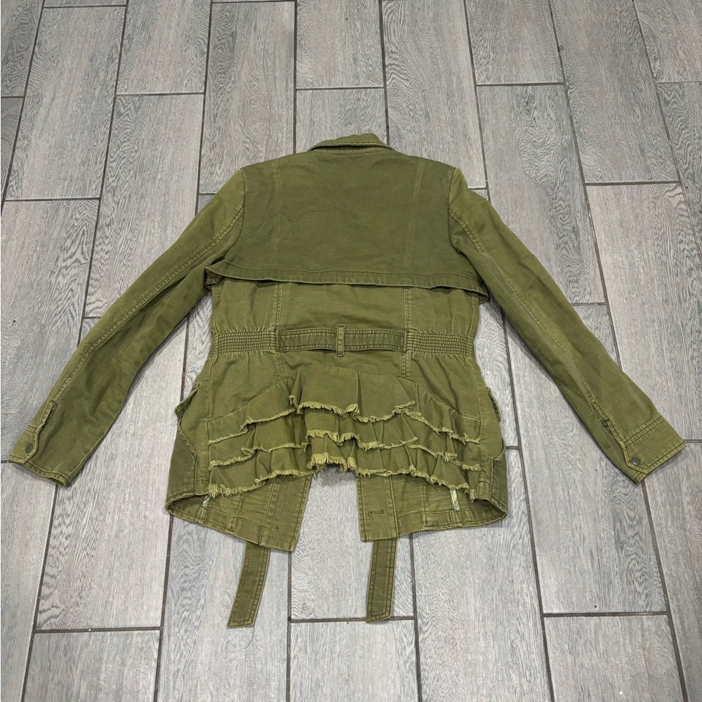 Anthropologie Hei Hei Ruffleback Anorak Size Medium - Picture 11 of 11